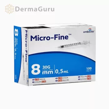   Embecta Micro-Fine+ Penkanyle 0,5 ml 30G, disposable syringe, 100 pcs