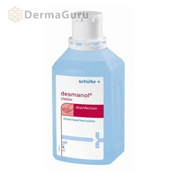  Schülke Desmanol Pure, panthenol alcohol hand sanitizer, skin-friendly formula, 500 ml