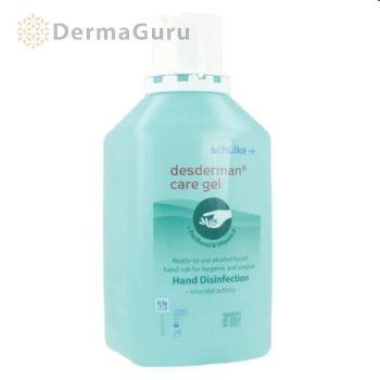   Schülke Desderman Care gel, alcoholic hand disinfectant with panthenol and vitamin E, gentle effect, 500 ml