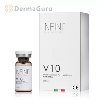   Infini V10 sterile, absorbable poly-L-lactic acid dermal filler 365 mg