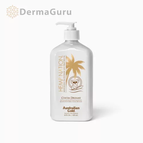 Australian Gold Hemp Nation Cocoa Dreams, tan-extending body lotion, 535 ml