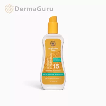   Australian Gold Ultimate Hydration SPF 15 Spray Gel, sunscreen spray gel, 237 ml