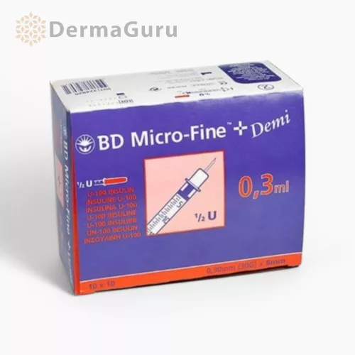 BD Micro-Fine+ Penkanyle 0,3 ml 30G, disposable syringe, 10 pcs