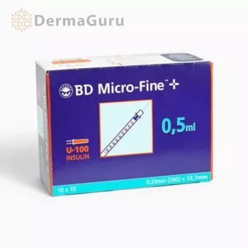   BD Micro-Fine+ Penkanyle 0,5 ml 29G, disposable syringe, 100 pcs