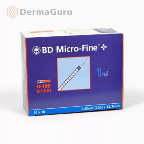 BD Micro-Fine+ Penkanyle 1 ml 29G, disposable syringe, 10 pcs