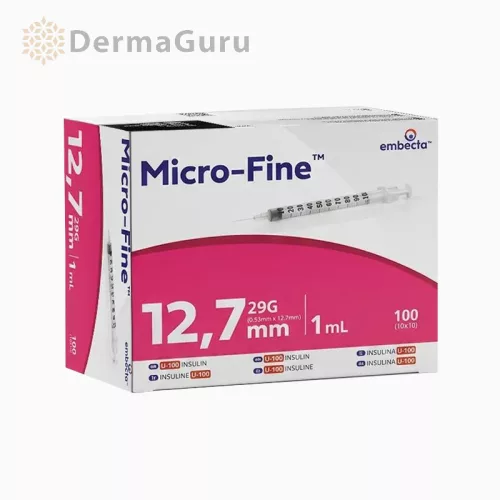 Embecta Micro-Fine+ Penkanyle 1 ml 29G, disposable syringe, 10 pcs