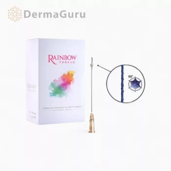   Rainbow Thread COG 6D, bio thread for facial contour lifting and tightening, 19G/100L/170, 100 threads (5 packs x 20 pcs)