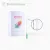 Rainbow Thread Heart Lift, bio thread for facial contouring and volume lifting, 19G/100/185, 100 threads (5 packs x 20 pcs)