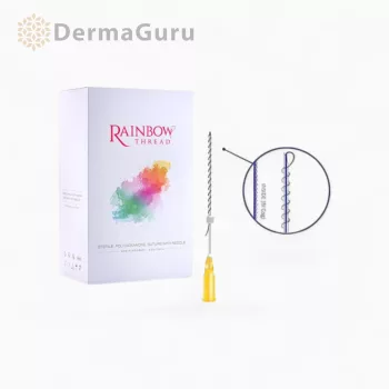   Rainbow Thread COG Ultra+, bio thread for facial contour lifting and tightening, 25G/60/185, 100 threads (5 packs x 20 pcs)