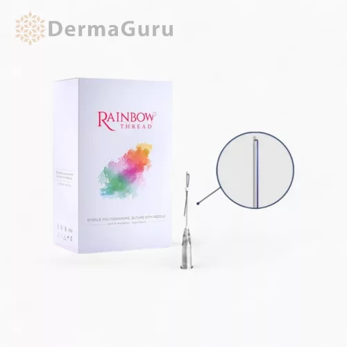 Rainbow Thread Eyelid, bio thread for lifting the eye area and eyebrows, 30G/25/30, 100 threads (5 packs x 20 pcs)