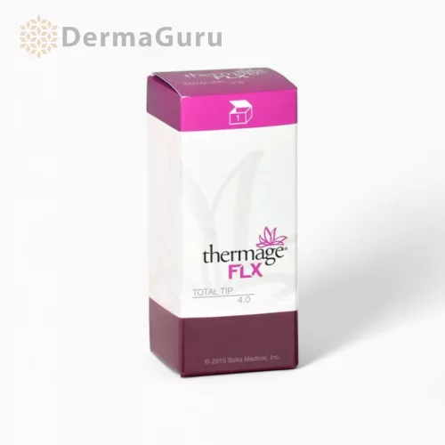 Thermage FLX Total Tip, facial tightening and contour improvement, wrinkle reduction and skin renewal, 4.0 cm² / 900 pulses
